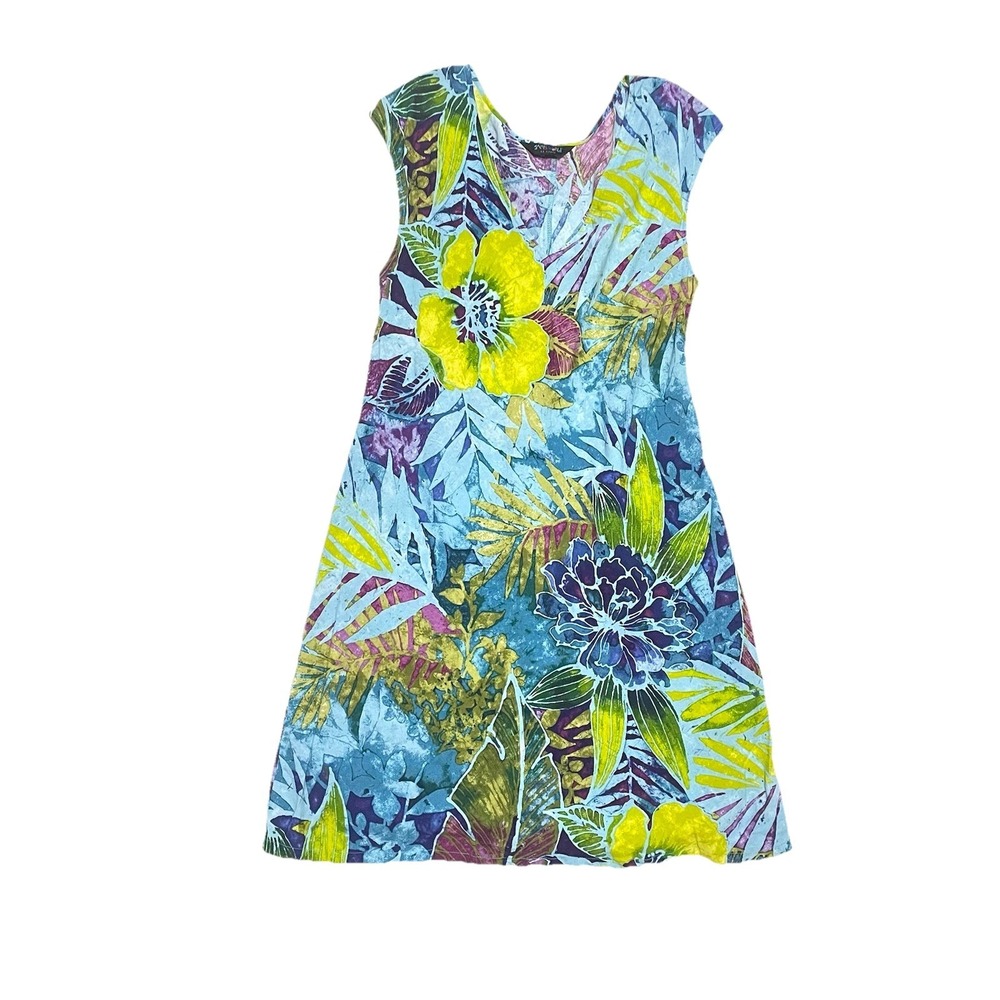 Jams World Sherry Rain‎ Tropic Hawaiian Sundress M Made in USA  Cruise Vacation